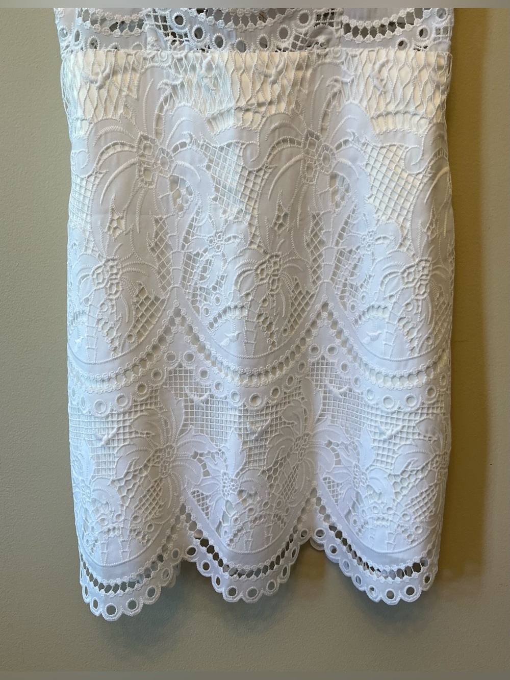 NWT $258 Lilly Pulitzer Risette Lace Dress Resort White Women's Size 4 - Picture 3 of 8